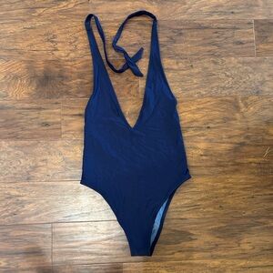 Aerie Navy One Piece Swimsuit